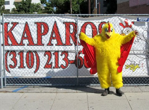 Not an actual chicken