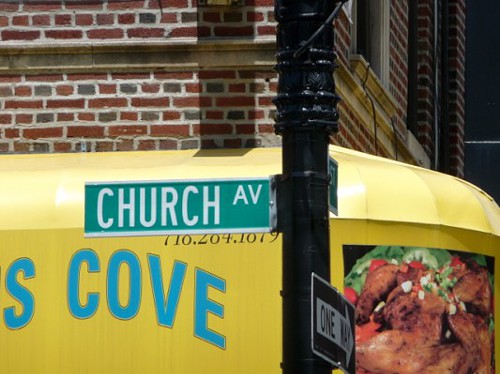 Church Avenue sign Brooklyn