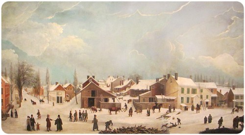 Francis Guy Winter Scene in Brooklyn