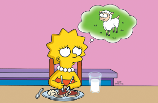 lisa simpson vegetarian