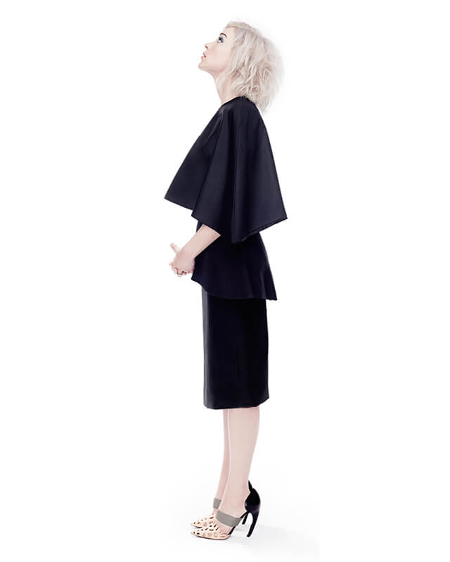 Brit Wacher top, Proenza Schouler skirt.