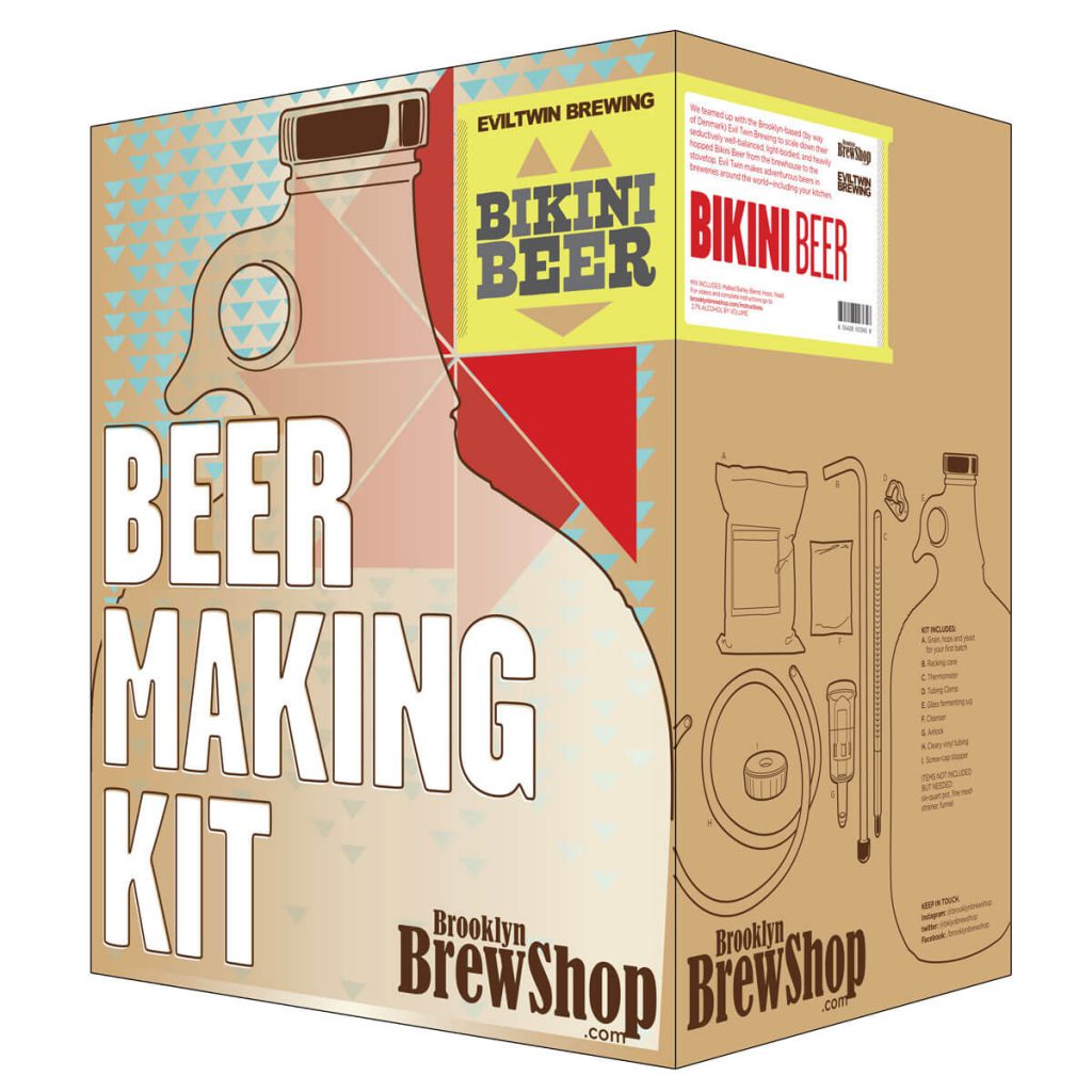 Great Collaboration Alert: The Brooklyn Brew Shop Teams Up with Torst! Brooklyn Brew Shop x Evil Twin Bikini Beer Kit
