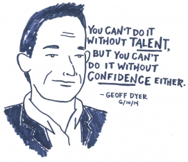 dyer last night's reading