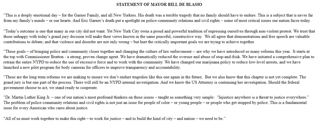 de blasio