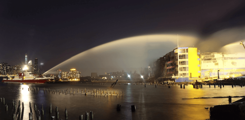 Fire in Williamsburg Photo by Matt Emmi