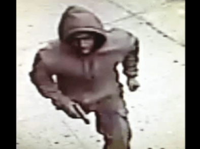 The suspect in yesterday's shooting c/o John Del Signore via YouTube