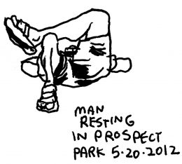 5-20-2012 Man in Prospect Park