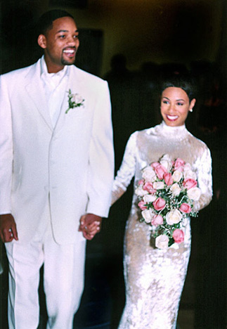 Jada Pinkett Smith, on her wedding day