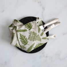 66 ferns tea towel