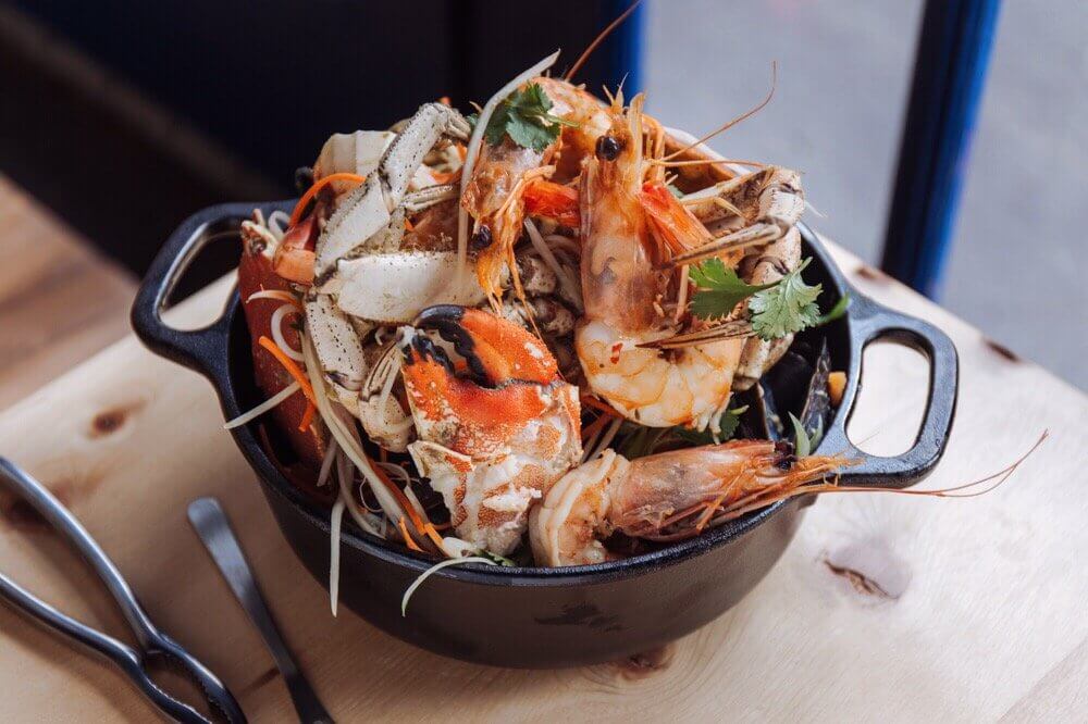 prawn shop dine in