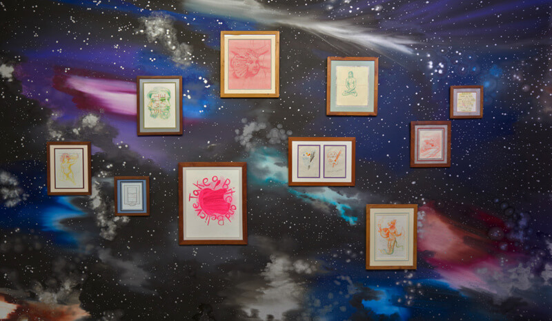 Andy Cross' Cosmic Spandex at Sardine Gallery